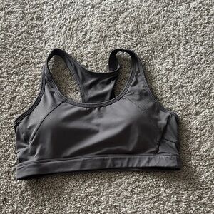 Charcoal Gray Women's Sports Bra